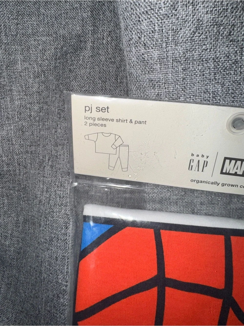 GAP Marvel Spider-Man Red & Blue Kids Pajama Set